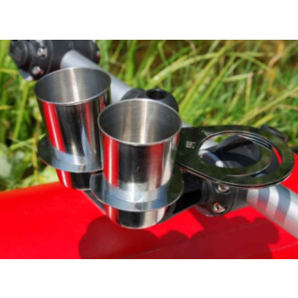 Sada nerezavějících sklenic 3x60ml 3x150ml v pouzdře