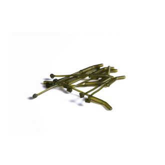 Rovnátko RidgeMonkey Connexion D-Rig Kickers Weed Green 10ks