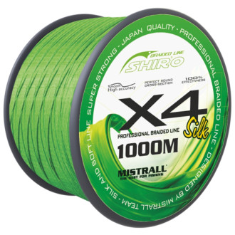 Šňůra Mistrall Shiro Braided Line X4 1000m