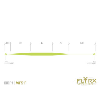 Muškařská šňůra Delphin Flyrx 100FT