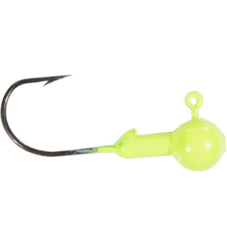Jigové hlavička barvená 20ks neonová zelená