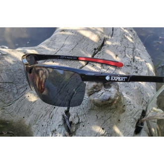 Rybářské polarizační brýle EXPERT černé/šedé
