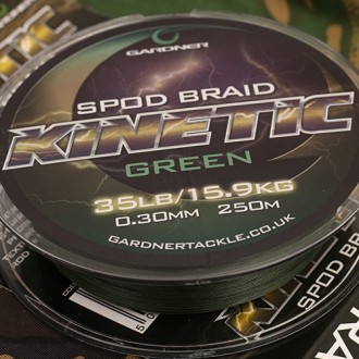 Splétaná šňůra Gardner Kinetic Spod Braid 0,30mm 250m