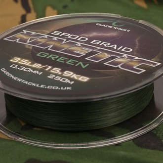 Splétaná šňůra Gardner Kinetic Spod Braid 0,30mm 250m