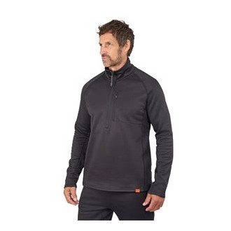 Grundies Thermal 1/2 Zip Black  M