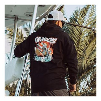 Hot Rod FZ Hoodie Black  L