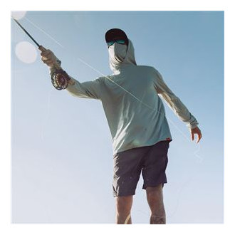 Tough Sun Masked Hoodie  Iceberg XL