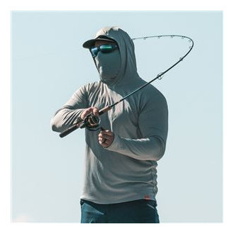 Tough Sun Masked Hoodie  Iceberg XL