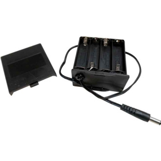 Držák na 8xAA/12V baterie s napájecím konektorem