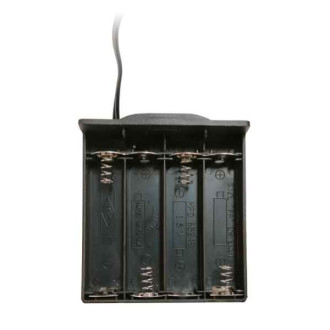 Držák na 8xAA/12V baterie s napájecím konektorem