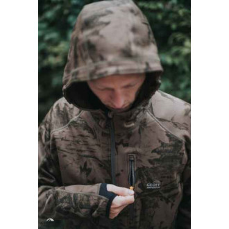 Geoff Anderson bunda z mikro fleece HOODY 3 Leaf