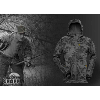 Bunda HOODY3 Geoff Anderson Black/leaf