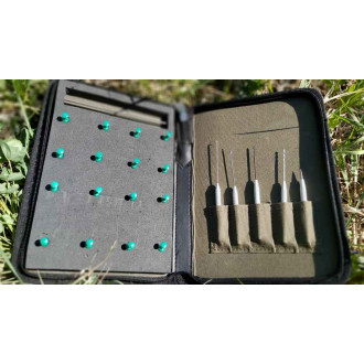 Pouzdro na návazce + sada jehel