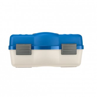 Plastica Panaro rybářský kufřík 136/ 4-patrový bílo-modrý