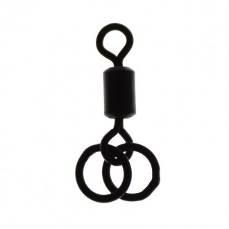 Obratlík s dvěma kroužky Gardner Dual Ring Swivels vel.8 10ks