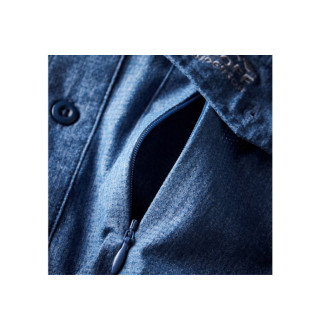 Košile Zulo II Geoff Anderson krátký rukáv - modrá