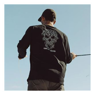 Bait Ball LS Tech Tee  Black L