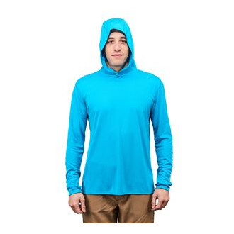 Tough Sun Hoodie Azure XL