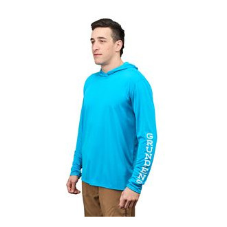 Tough Sun Hoodie Azure XL
