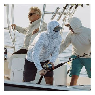 Tough Sun Masked Hoodie  Squall Camo M