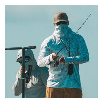 Tough Sun Masked Hoodie  Squall Camo XL