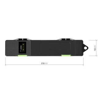 Box na feederové návazce Delphin REAXE RIGIN mini 216x46mm