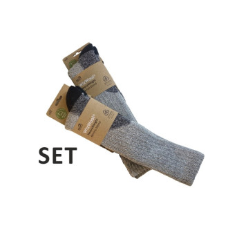 Ponožky Geoff Anderson WizWool Heavy Weight šedé