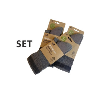 Ponožky Geoff Anderson WizWool Mid Weight šedé