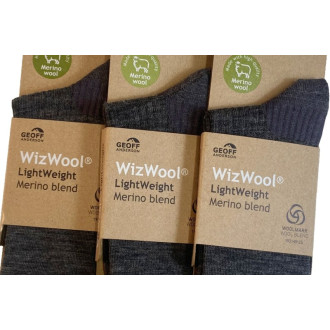 Ponožky Geoff Anderson WizWool Light Weight šedé