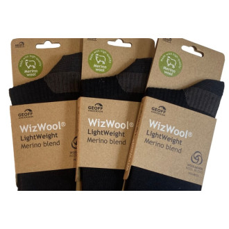 Ponožky Geoff Anderson WizWool Light Weight černé