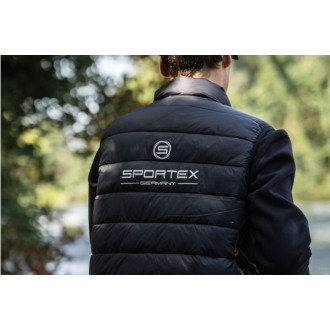SPORTEX vesta černá s logem
