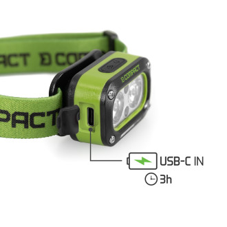 Čelovka Delphin COMPACT 3W/120lm/1200mAh