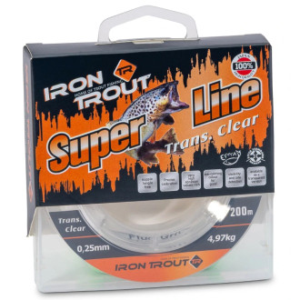 Iron Trout vlasec Super Line 200m 0,22mm Transparent Clear