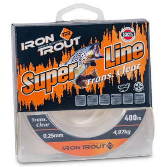 Iron Trout vlasec Super Line 400m 0,16mm Transparent Clear