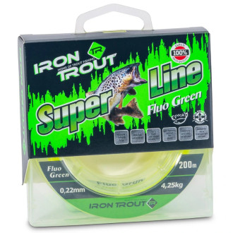Iron Trout vlasec Super Line 200m 0,20mm Fluo Green