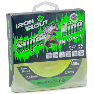Iron Trout vlasec Super Line 400m 0,16mm Fluo Green
