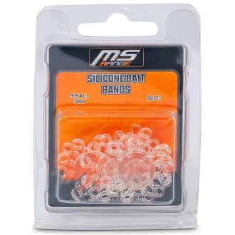 MS Range silikonové kroužky na nástrahy Silicone Baitbands 3mm 60ks