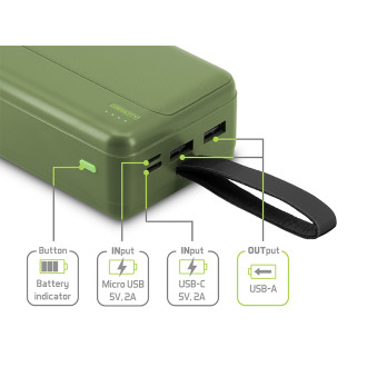 Powerbanka Delphin PoweriX / 27 000 mAh 27 000 mAh