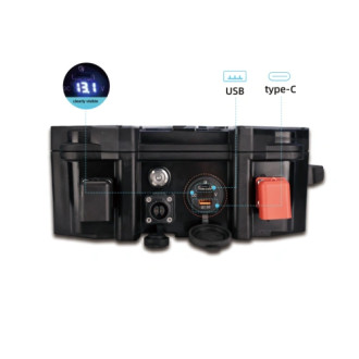 Haibo baterie Rock LiFEPO4 12V 100Ah camou USB 10A