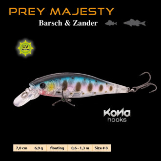 Doiyo wobler Prey Majesty Barsch & Zander 7cm 6,9g BS