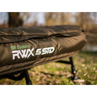Lehátko Giants Fishing + spací pytel Bedchair/Sleeping Bag System RWX 5 STD