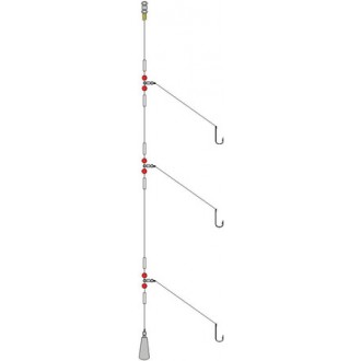 Mořský návazec Shakespeare Three Hook Rig