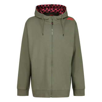 JRC ZIPPED HOODY GREEN M