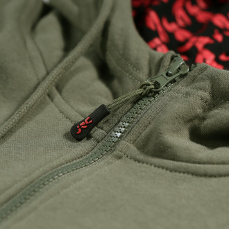 JRC ZIPPED HOODY GREEN XXXL