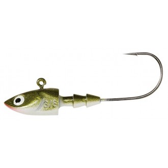 Jigová hlavička Berkley Jig Deep Olive - Pearl 3ks