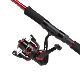 Přívlačový prut s navijákem Mitchell Tanager 2 Red Spin Tele 2,40m 10-30g