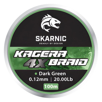 SKARNIC KAGERA 4X BRAID fluo zelená 20lbs