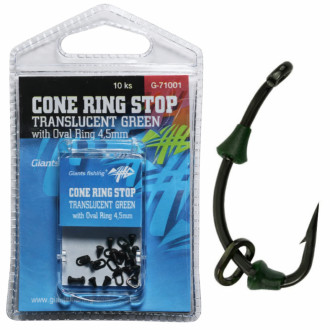 Slídová zarážka s kroužkem Giants Fishing Cone Ring Stop with Oval Ring 4,5mm
