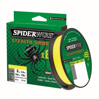 Šňůřa Spiderwire Stealth Smooth8 žlutá 150m