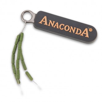 Anaconda wolframové olovo Rig Weights zelená 2,1 mm 15 ks